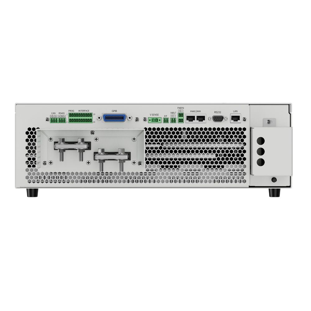 FTG Series combined large power DC power source system configured for high current parallel testing
