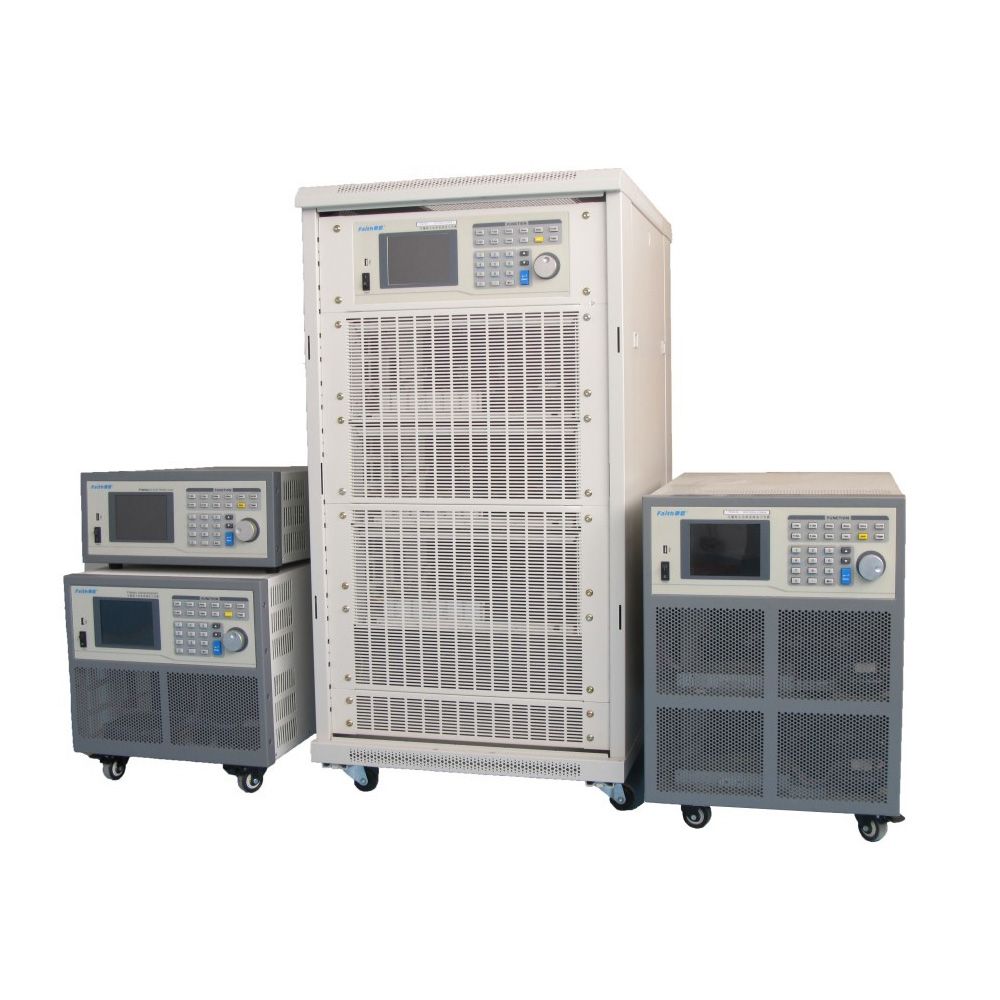 FTR7000 regenerative load system installed in a high-density server power test rack